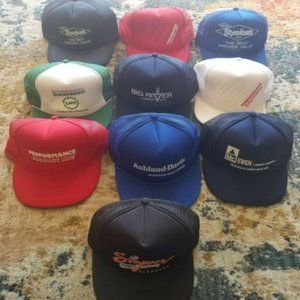 10 Mens Trucker Snapback Mesh Hats - Big River Lumber